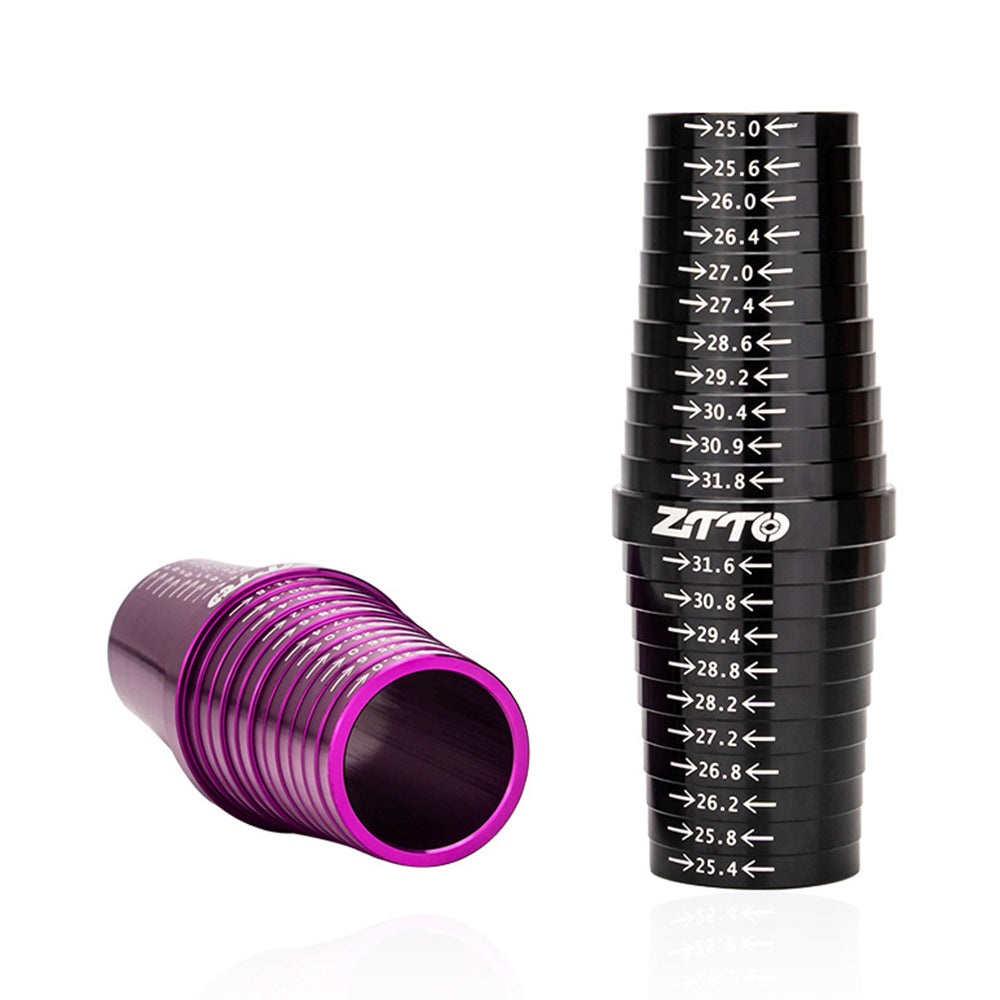 ZTTO ZGCL Metal Bike Seat Tube Seatpost Size Measurement Sizing Gauge for 25mm-31.8mm ZTTO ZGCL Metal Bike Seat Tube Seatpost Size Measurement Sizing Gauge for 25mm-31.8mm